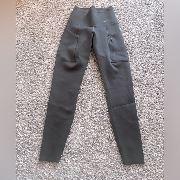 Nike Dri-Fit Go Firm-Support High-Waisted 7/8 Leggings Women XS - Picture 3 of 7